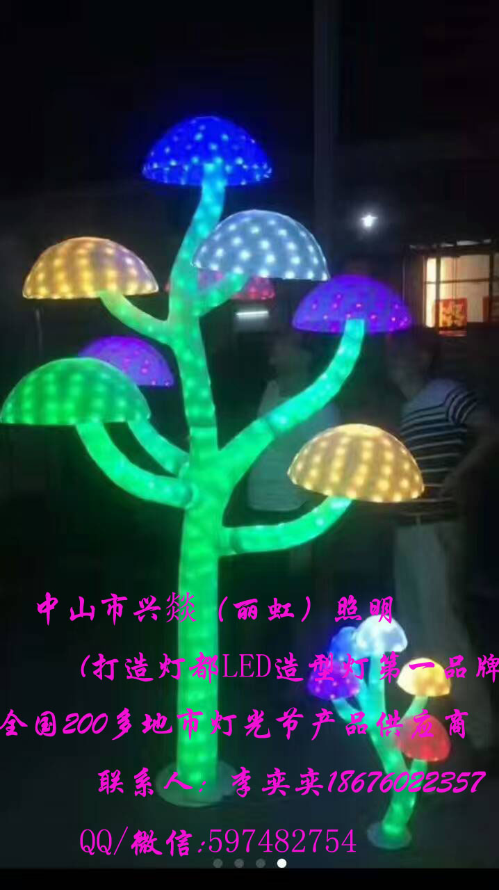 中山兴燚照明--被评为灯光节产品led造型灯景观灯灯都三甲