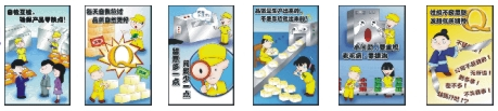 现场管理漫画海报