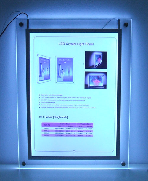 CF2系列双面超薄水晶灯箱