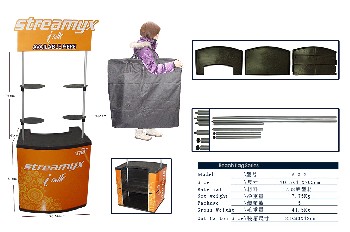 专业批发制造新款促销台展会促销台,广告促销台，铝管促销台