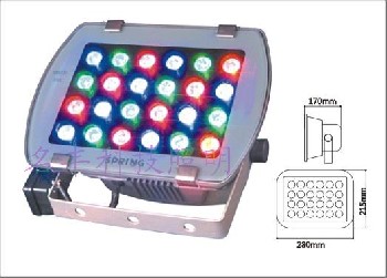 户外大功率LED投光灯36W