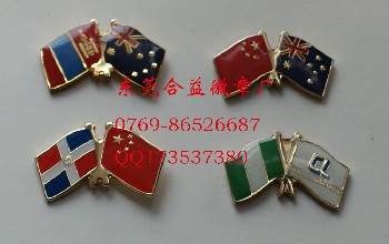 国旗徽章 国旗胸章 金属襟章 金属胸章