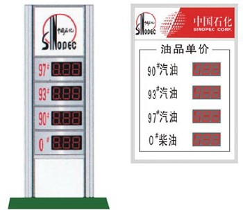 LED显示屏LED油价屏LED铝型材LED电子显示屏